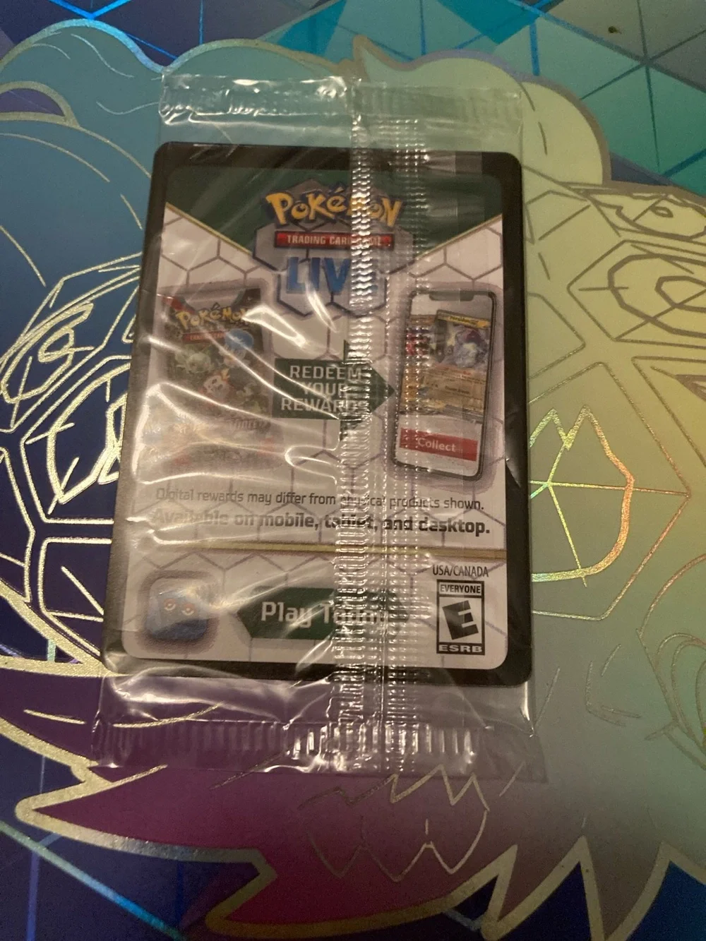 Pokemon Glaceon EX Prismatic Evolutions Holo - Blue, Silver, Pink